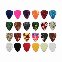 Blank 0.46 0.71 0.81 0.88 1.0 1.2 1.5MM  Celluloid Nylon Delrin custom logo Guitar Picks