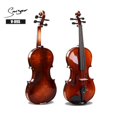 Professional custom brand 4/4 full size solid wood  handmade high quality violin