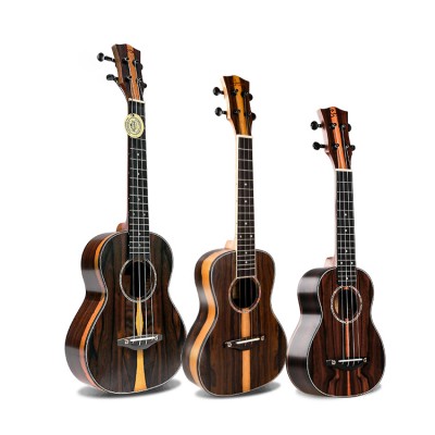 GK-100 China OEM custom brand different siezs 26 inch Ziricote ukulele