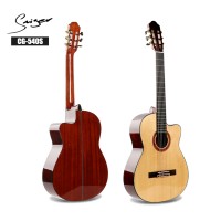 SMIGER Professional Best Solid wood body nylon strings electro Classical Guitar