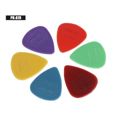 Wholesale price custom printed logo standard nylon plectrum guitar picks