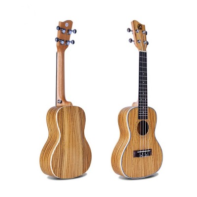 Smiger brand factory price wooden zebrawood ukulele musical instruments GKS-65