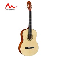 Wholesale classical guitar with good quality linden plywood 39 inch 4/4 guitar