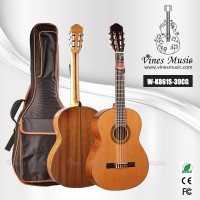 39inch handmade classical guitars,cedar top classical guitar,nylon classical guitar