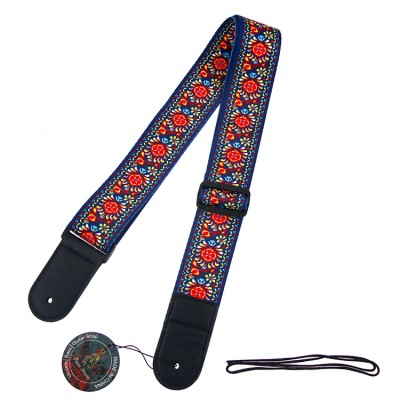 2020 amazon best seller custom logo stylish design durable ends ovation acoustic guitar strap oem