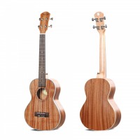 Matt hot selling 21/24/26 inch ukulele nature color sapele material custom in China