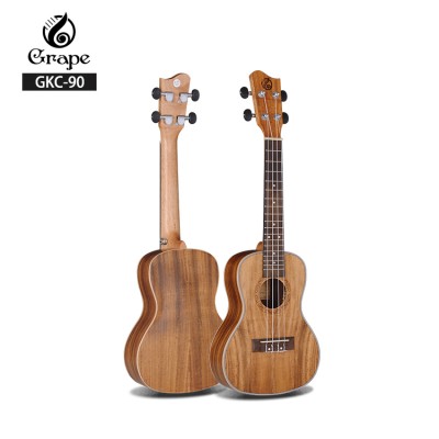 GKC-90 24 inch concert ukulele koa hawaii ukulele