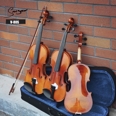 Solid top music violin made in china